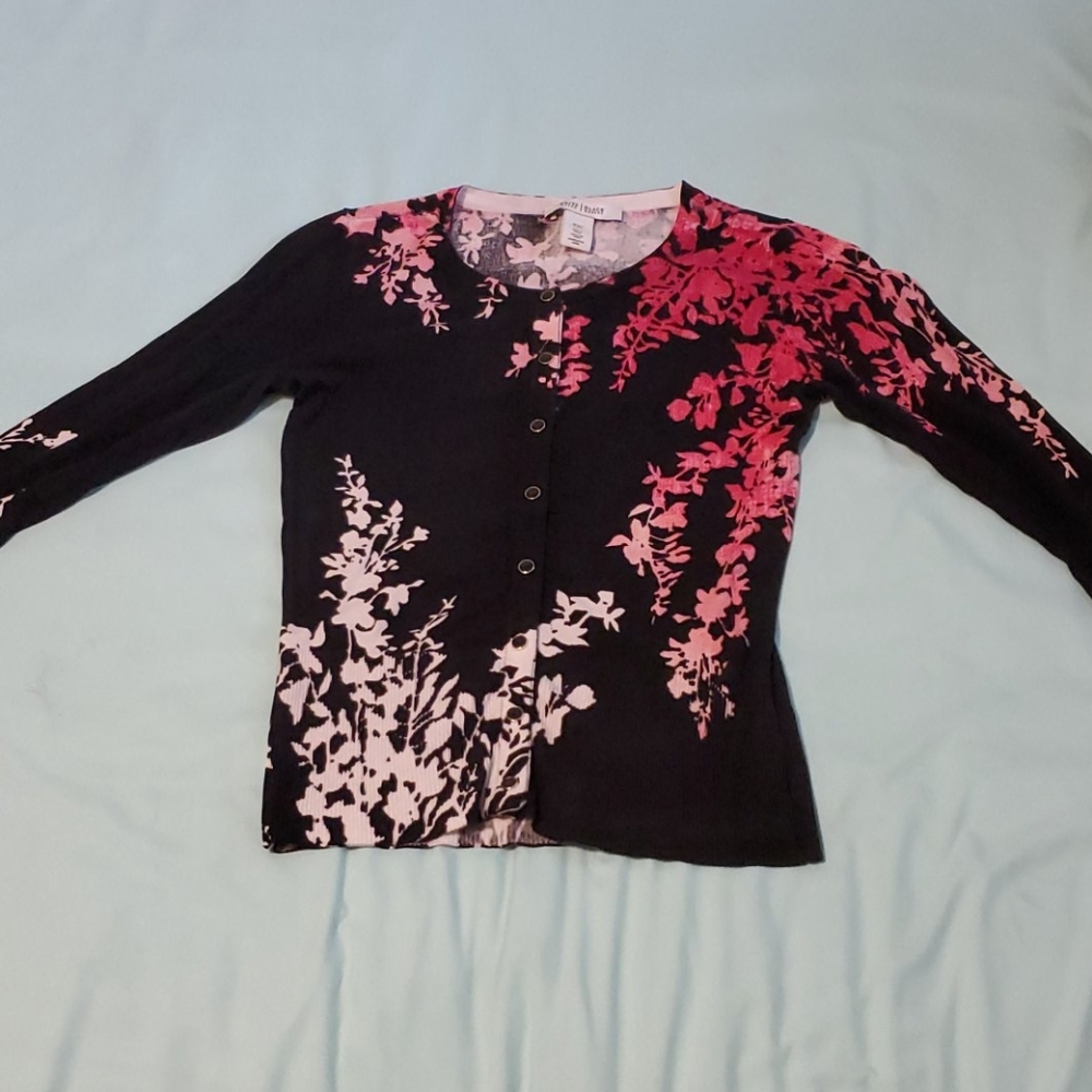 WHBM Sz XXS 3/4 sleeve